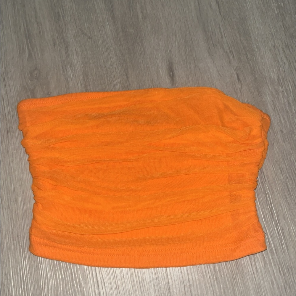 Orange tube top